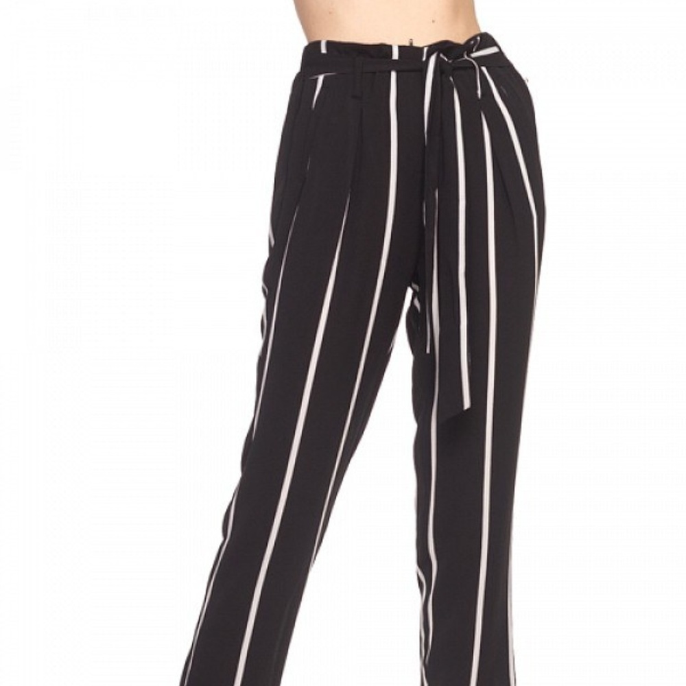 Belted Strip Pant